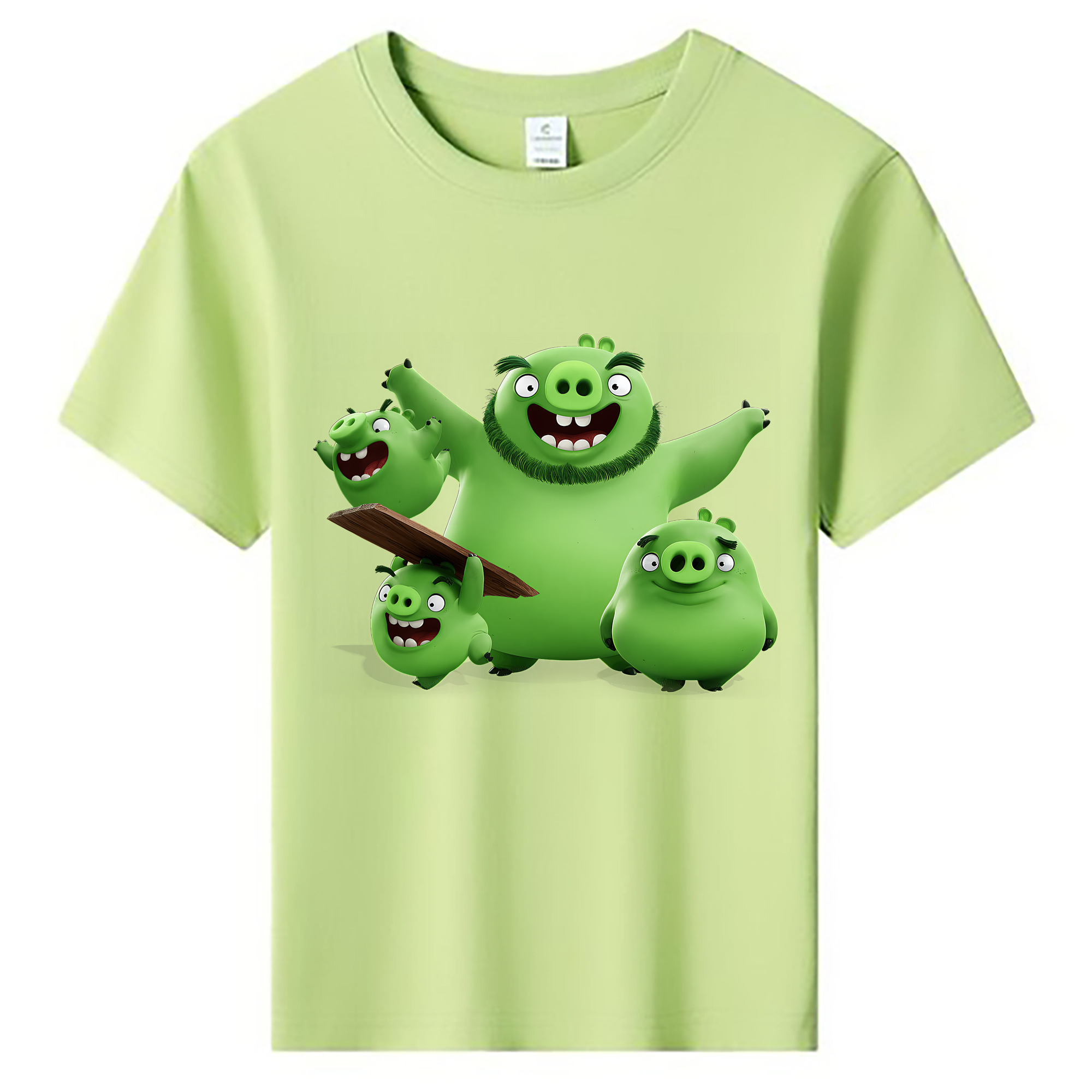 （画像用） Angry Birds アングリーバード 綿100％キッズTシャツ（フロントプリント）